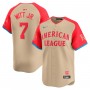 Bobby Witt Jr. American League Nike 2024 MLB All-Star Game Limited Player Jersey - Cream