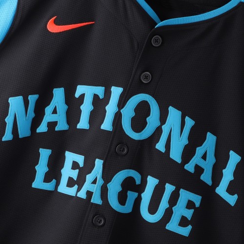 Christian Yelich National League Nike 2024 MLB All-Star Game Limited Player Jersey - Navy