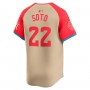 Juan Soto American League Nike 2024 MLB All-Star Game Limited Player Jersey - Cream