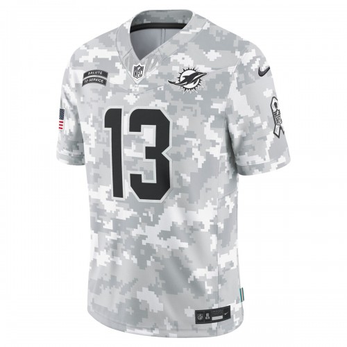 Dan Marino Miami Dolphins Nike 2024 Salute to Service Retired Player Limited Jersey - Arctic Camo