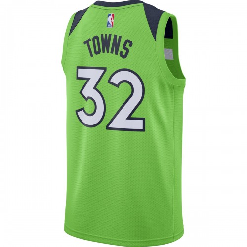 Karl-Anthony Towns Minnesota Timberwolves Jordan Brand 2020/21 Swingman Jersey - Statement Edition - Green