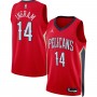 Brandon Ingram New Orleans Pelicans Jordan Brand 2022/23 Statement Edition Swingman Jersey - Red