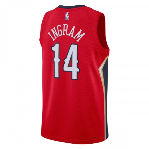 Brandon Ingram New Orleans Pelicans Jordan Brand 2022/23 Statement Edition Swingman Jersey - Red