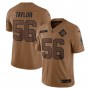 Lawrence Taylor New York Giants Nike 2023 Salute To Service Retired Player Limited Jersey - Brown