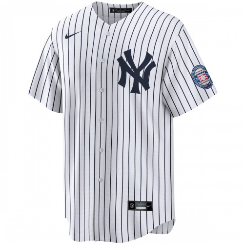 Derek Jeter New York Yankees Nike 2020 Hall of Fame Induction Home Replica Player Name Jersey - White/Navy