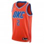 Shai Gilgeous-Alexander Oklahoma City Thunder Jordan Brand 2022/23 Statement Edition Swingman Jersey - Orange