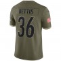 Jerome Bettis Pittsburgh Steelers 2022 Salute To Service Retired Player Limited Jersey - Olive