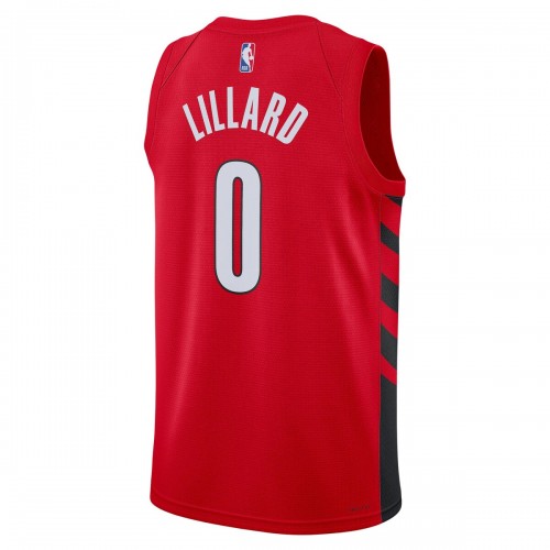 Damian Lillard Portland Trail Blazers Jordan Brand 2022/23 Statement Edition Swingman Jersey - Red