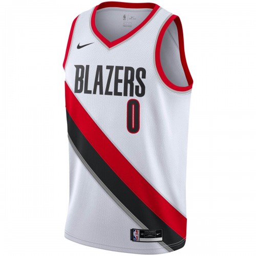 Damian Lillard Portland Trail Blazers Nike 2020/21 Swingman Player Jersey - Association Edition - White