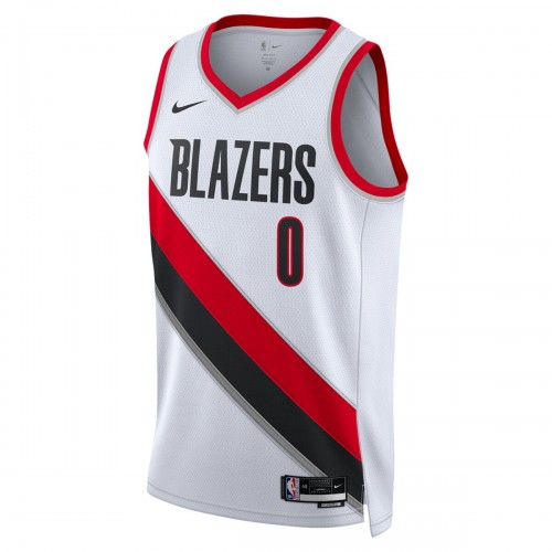 Damian Lillard Portland Trail Blazers Nike Unisex 2022/23 Swingman Jersey - Association Edition - White