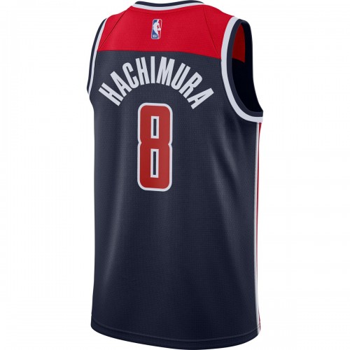 Rui Hachimura Washington Wizards Jordan Brand 2020/21 Swingman Player Jersey - Statement Edition - Navy