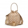 MONOGRAM JACQUARD BUCKET BAG NEW YORK YANKEES