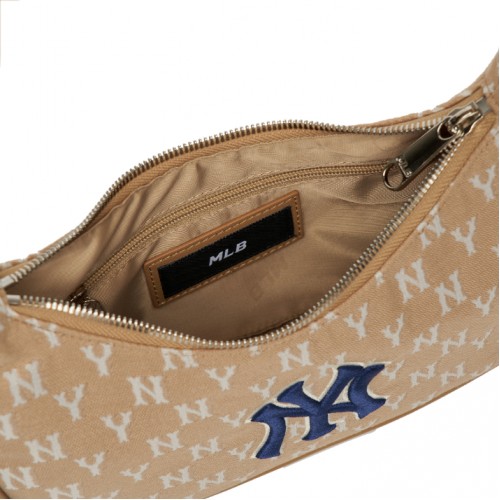 MONOGRAM JACQUARD HOBO BAG NEW YORK YANKEES