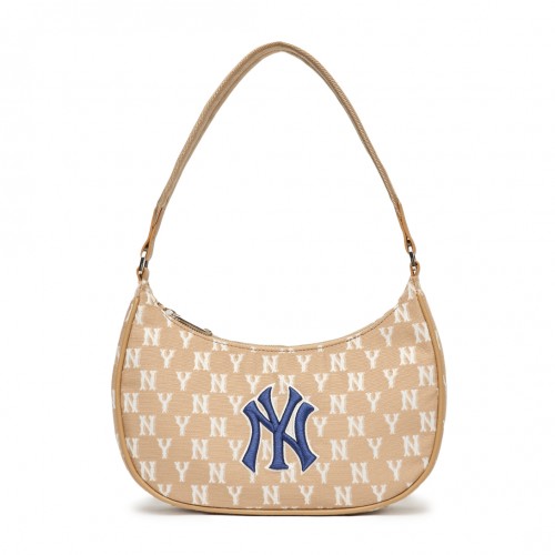 MONOGRAM JACQUARD HOBO BAG NEW YORK YANKEES