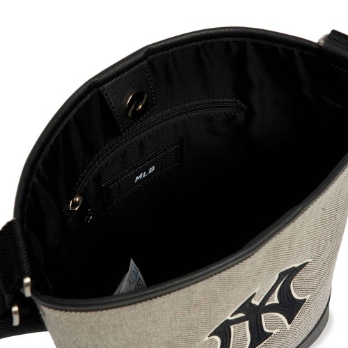 Basic Big Logo Canvas Bucket Bag NEW YORK YANKEES