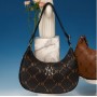 Dia MONOGRAM PU Embo L-Hobo Bag NEW YORK YANKEES