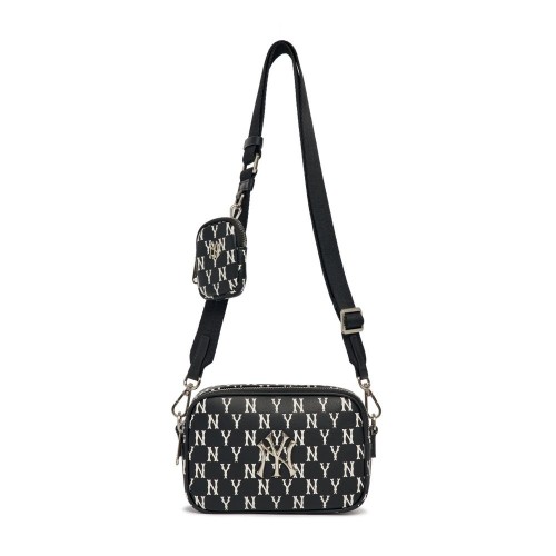 CLASSIC MONOGRAM PU EMBO MINI CROSS BAG NEW YORK YANKEES