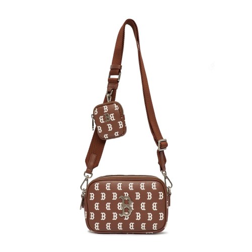 CLASSIC MONOGRAM PU EMBO MINI CROSS BAG BOSTON RED SOX