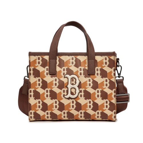 CUBE MONOGRAM S-TOTE BAG BOSTON RED SOX