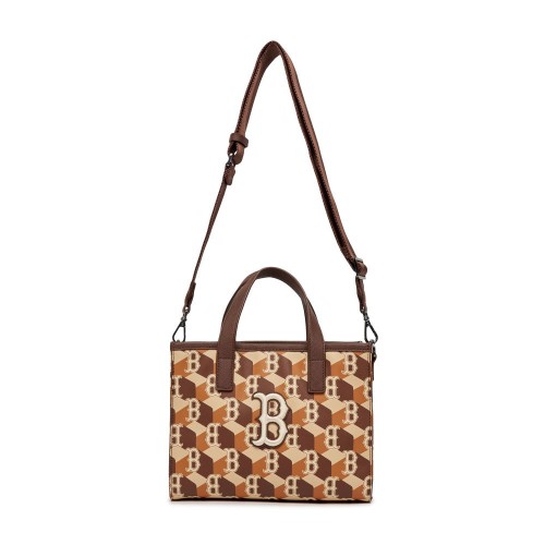 CUBE MONOGRAM S-TOTE BAG BOSTON RED SOX