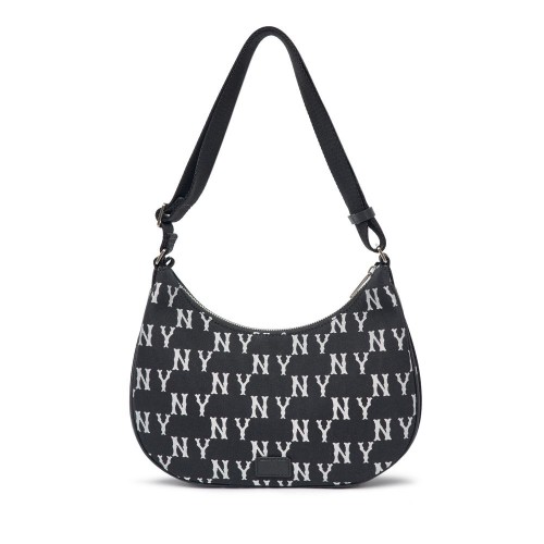 Big Classic MONOGRAM Jacquard L-Hobo Bag NEW YORK YANKEES