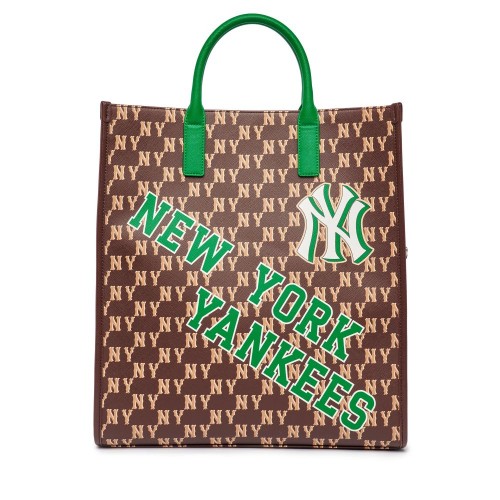 Monotive Coated Canvas Vertical Tote Bag NEW YORK YANKEES