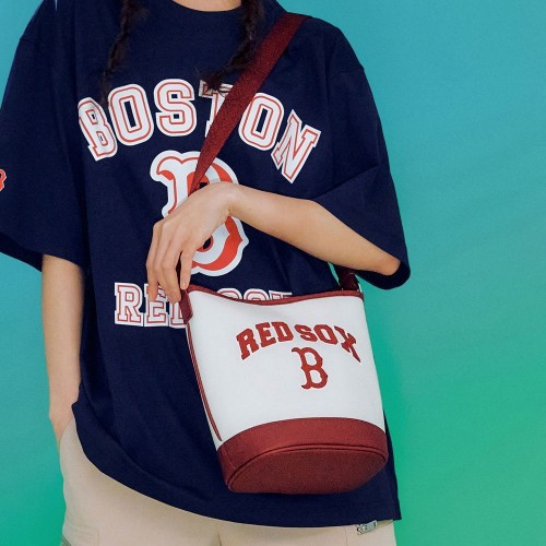 Varsity Basic Canvas Bucket Bag Boston Red Sox