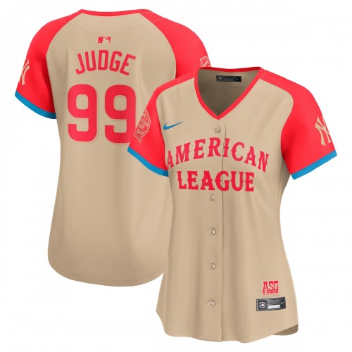 Aaron Judge American League Nike Women's 2024 MLB All-Star Game Limited Player Jersey - Cream