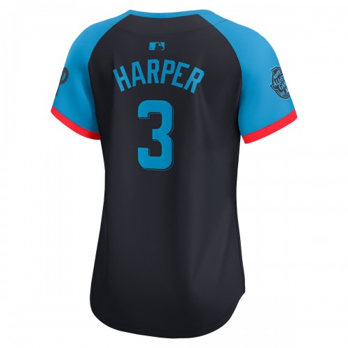 Bryce Harper National League Nike Women's 2024 MLB All-Star Game Limited Player Jersey - Navy