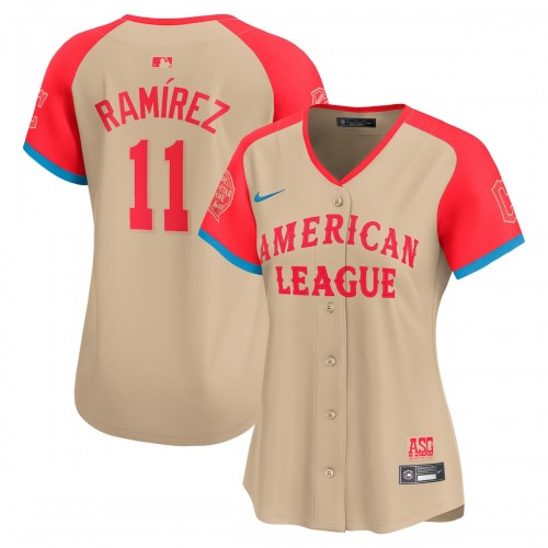 Jose Ramirez American League Nike Women's 2024 MLB All-Star Game Limited Player Jersey - Cream