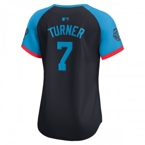 Trea Turner National League Nike Women's 2024 MLB All-Star Game Limited Player Jersey - Navy