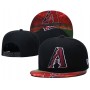 Arizona Diamondbacks Red Pattern Visor Snapback Hat – Black