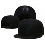 Boston Celtics Logo Under Visor Black on Black Snapback Hat