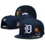 Detroit Tigers Visor Bloom Navy Snapback Cap