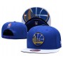 Royal Golden State Warriors Visor Flare Snapback Hat