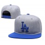 Los Angeles Dodgers 2 Tone Gray/Blue Snapback Hat