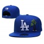 Los Angeles Dodgers Palm Tree Royal White Logo Snapback Hat