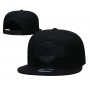 LA Lakers NBA Black On Black Snapback Cap