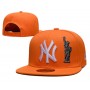 New York Yankees Statue of Liberty Orange Snapback Hat