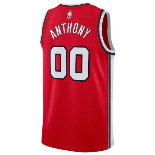 Men's Portland Trail Blazers Carmelo Anthony #00 Nike Red Swingman Jersey - Classic Edition