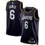 LeBron James Los Angeles Lakers Nike 2022 Select Series MVP Swingman Jersey - Black