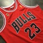 Men's Chicago Bulls Michael Jordan #23 Throwback Mitchell & Ness Red 1996-97 Hardwood Classics Player Jersey