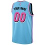 Miami Heat Nike Youth 2019/20 Swingman Custom Jersey Blue – City Edition