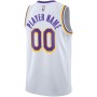 Los Angeles Lakers Nike Youth Swingman Custom Jersey White - Association Edition