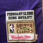 Men's Los Angeles Lakers Kobe Bryant #8 Mitchell&Ness Purple 00-01 Hardwood Classics Jersey