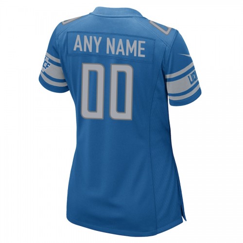 Detroit Lions Nike Women's Custom Game Jersey - Blue