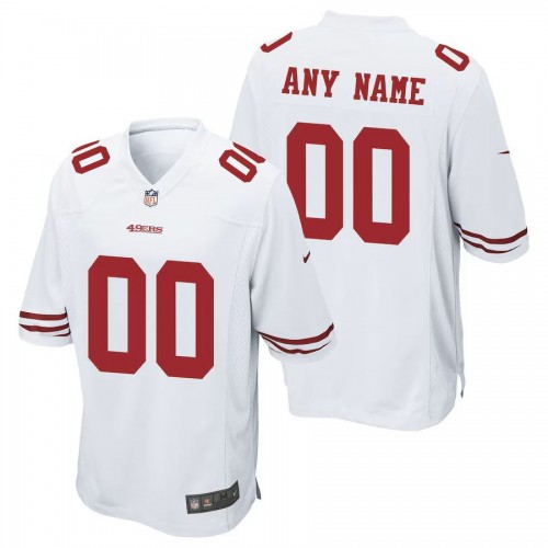 San Francisco 49ers Nike Game Youth Custom Player Jersey - White