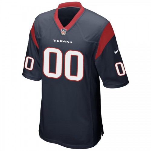 Houston Texans Nike Custom Team Color Game Jersey - Navy