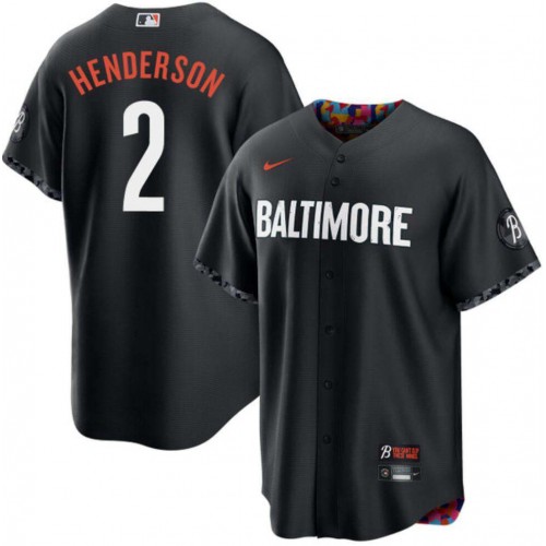 Gunnar Henderson Baltimore Orioles Nike 2023 City Connect Replica Player Jersey - Black