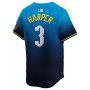 Bryce Harper Philadelphia Phillies Nike 2024 City Connect Limited Player Jersey - Blue